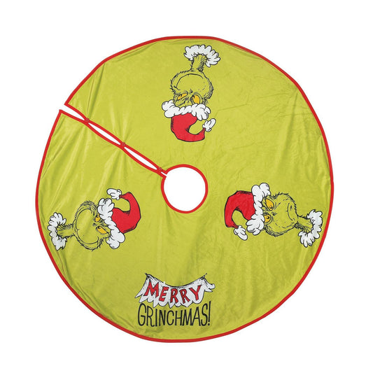Department 56 - Grinch Christmas Tree Skirt - Giftware Canada Collectibles and Decor