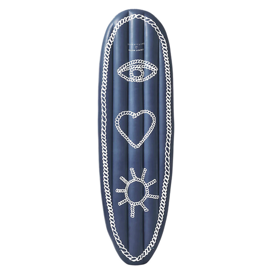 SUNNYLiFE Inflatable Luxe Lie-On Float - I Love Sun