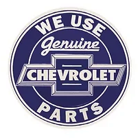 Genuine Chevrolet Parts Domed Metal Sign