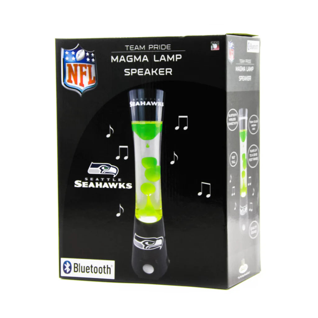 Seattle Seahawks Magma / Lava Lamp with Bluetooth Speaker - Giftware Canada Collectibles and Decor