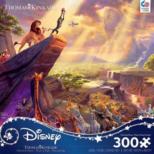 Thomas Kinkade - Disney's The Lion King 300pc Puzzle - Giftware Canada Collectibles and Decor