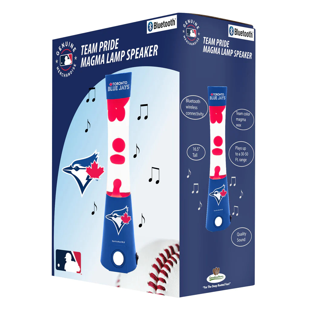 Toronto Blue Jays Magma / Lava Lamp with Bluetooth Speaker - Giftware Canada Collectibles and Decor