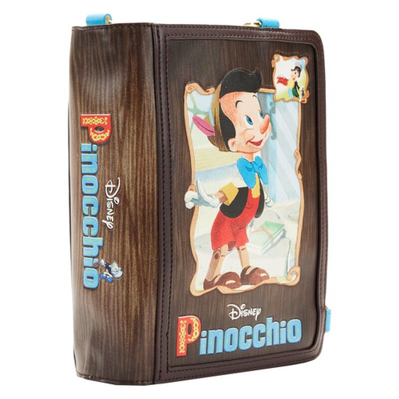 Loungefly Disney's Pinocchio Book Convertible Crossbody Bag - Giftware Canada Collectibles and Decor