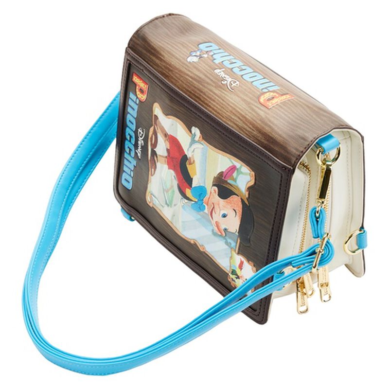 Loungefly Disney's Pinocchio Book Convertible Crossbody Bag - Giftware Canada Collectibles and Decor