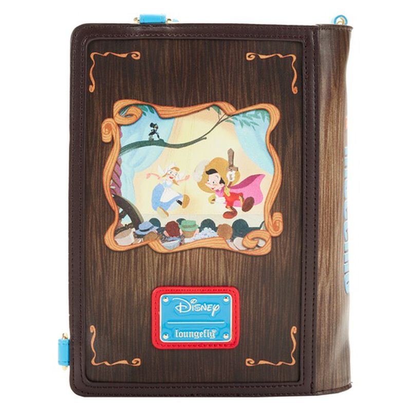 Loungefly Disney's Pinocchio Book Convertible Crossbody Bag - Giftware Canada Collectibles and Decor