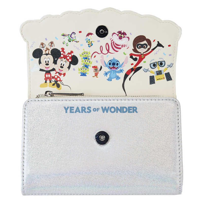 Loungefly - Disney 100th Anniversary Celebration Cake Flap Wallet - Giftware Canada Collectibles and Decor