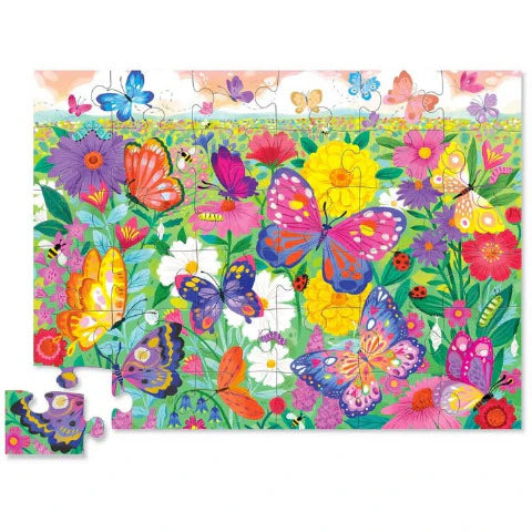 Crocodile Creek Butterfly Garden 36pc Floor Puzzle