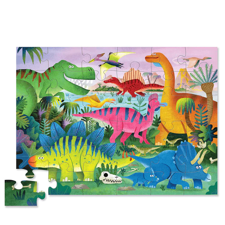 Crocodile Creek Dino Land 36pc Floor Puzzle - Giftware Canada Collectibles and Decor