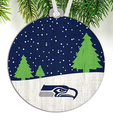 Seattle Seahawks Christmas Tree Ornament Set - Giftware Canada Collectibles and Decor