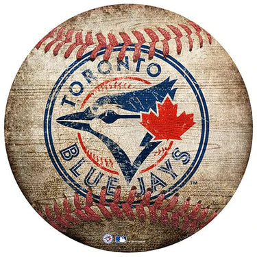 Toronto Blue Jays 12" Baseball Shaped Sign - Giftware Canada Collectibles and Decor