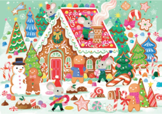 Crocodile Creek Gingerbread House 36pc Floor Puzzle - Giftware Canada Collectibles and Decor