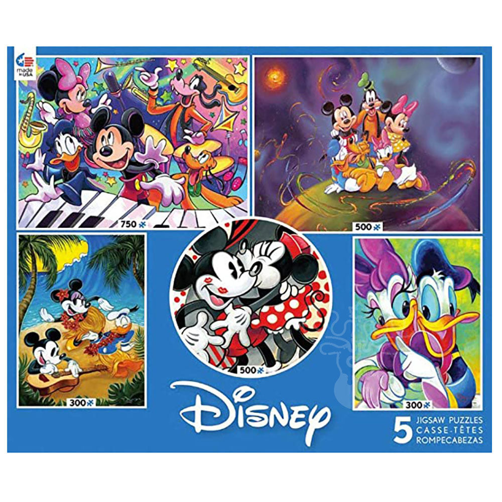 Ceaco 5-in-1 Disney Classics Jigsaw Puzzle Multipack – Giftware Canada ...