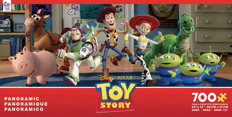 Disney Pixar Toy Story 700pc Panoramic Puzzle - Giftware Canada Collectibles and Decor