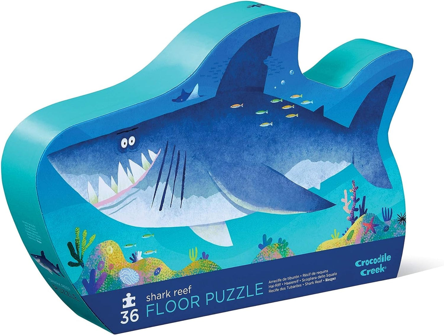 Crocodile Creek Shark Reef 36pc Floor Puzzle - Giftware Canada Collectibles and Decor