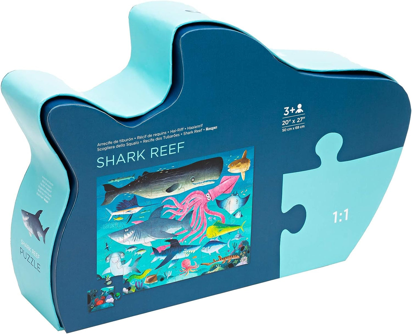 Crocodile Creek Shark Reef 36pc Floor Puzzle - Giftware Canada Collectibles and Decor