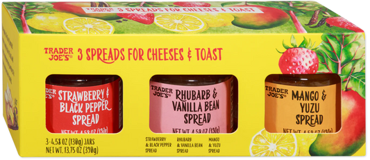 Trader Joe's 3 Spreads For Cheese & Toast (Pack of 3 Spreads)